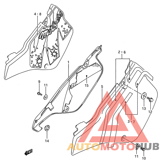 Обтекатель задний