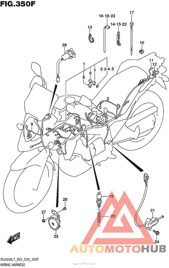 Wiring Harness (Dl650Xal7 E33)