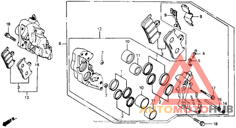 Передний суппорт