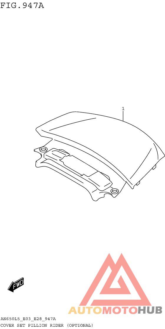 Cover Set Pillion Rider (Optional)