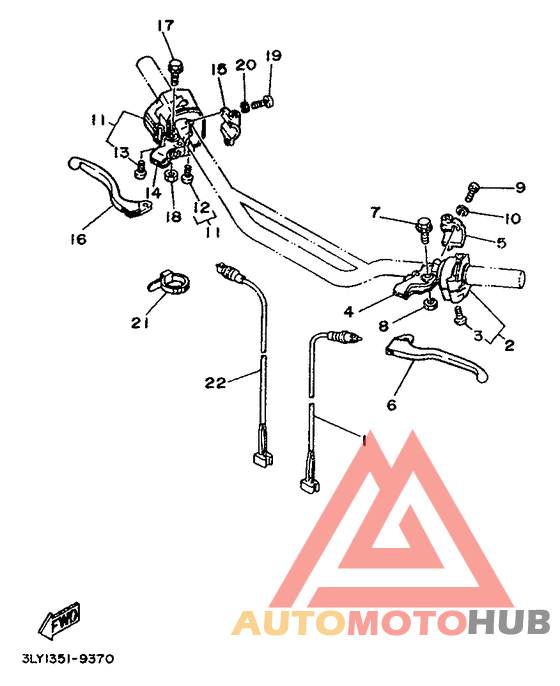 Handle switch. lever