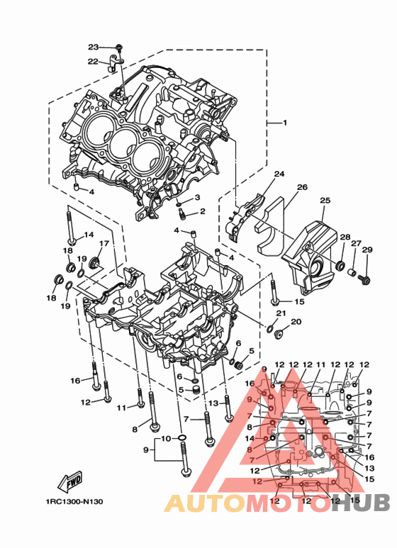 Картер двигателя