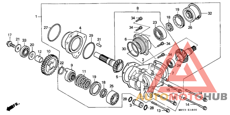 Вал крестовой
