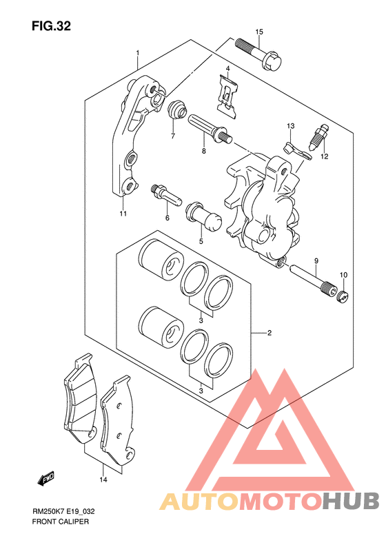 Передний суппорт