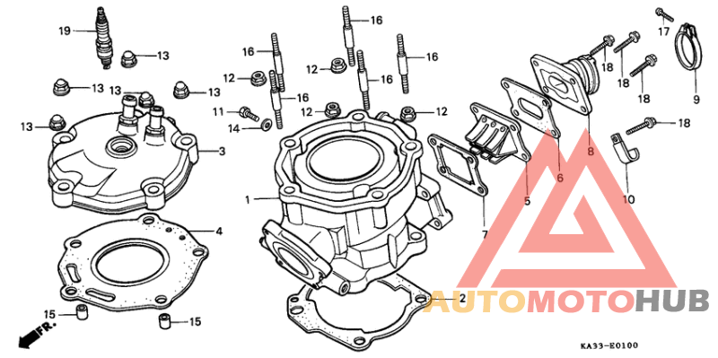 Cylinder/cylinder head