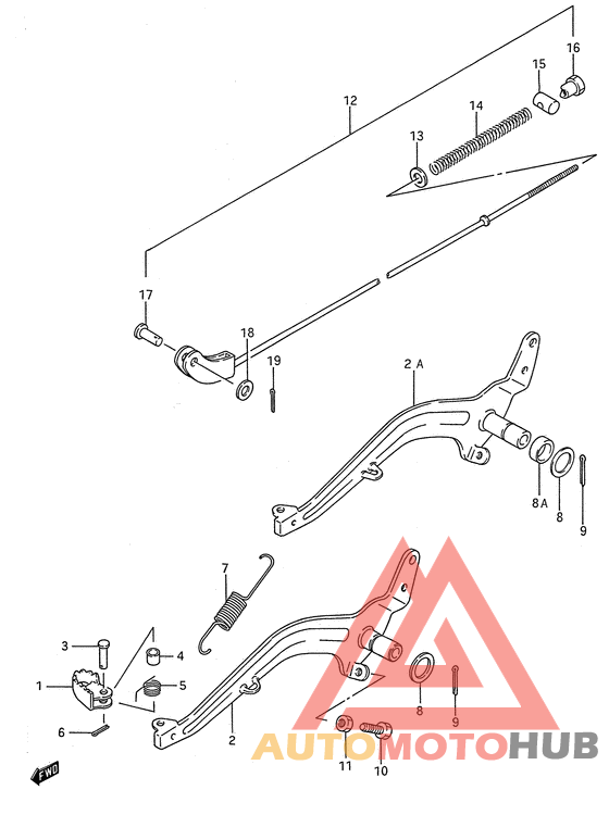 Передний суппорт