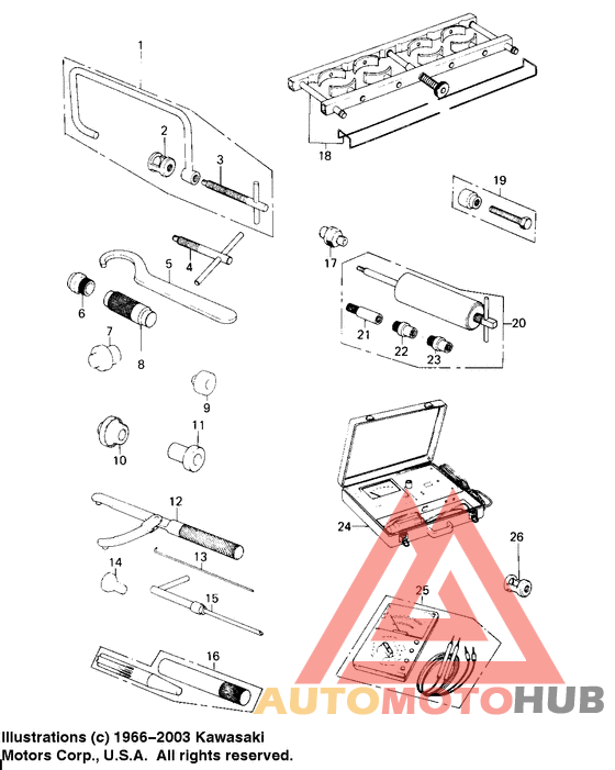 Special service tools "b"