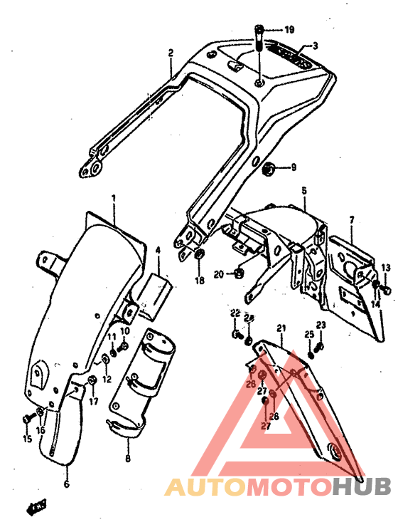 Заднее крыло