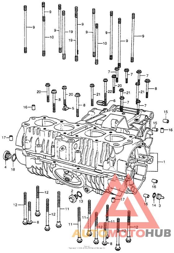 Картер двигателя
