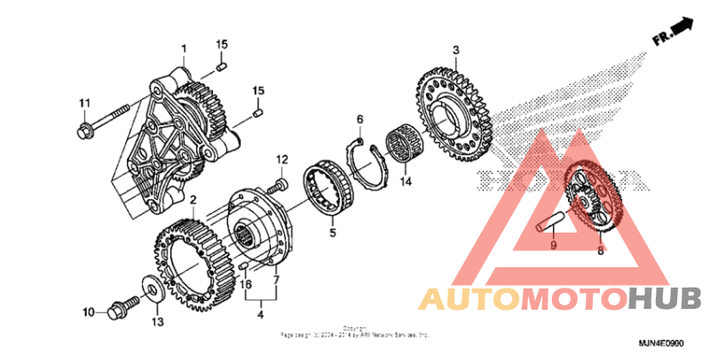Муфта стартера