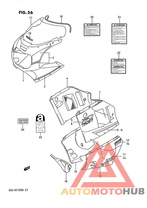 Cowling body