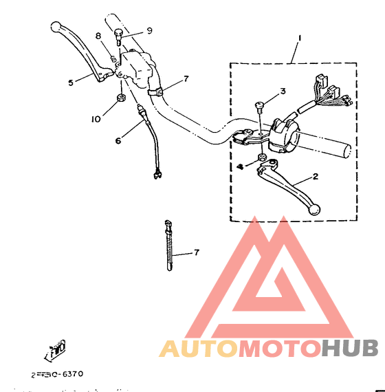 Handle switch. lever