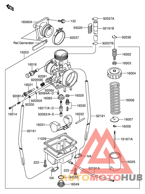 Carburetor assy
