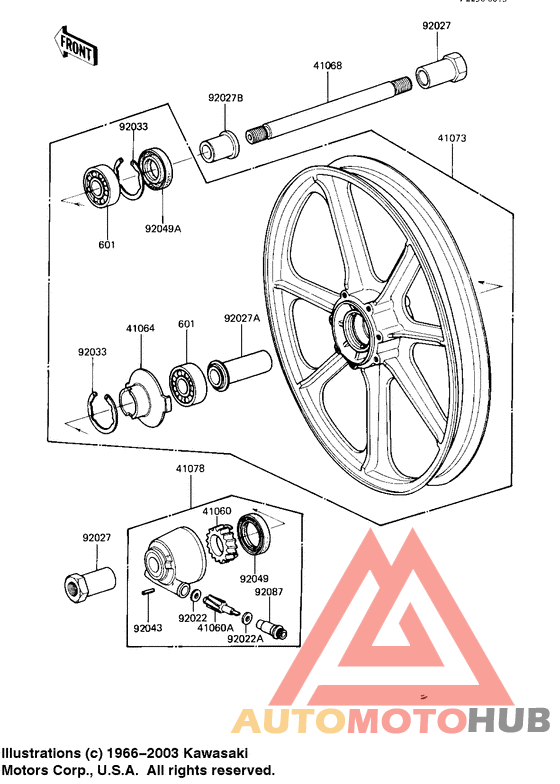 Front wheel/hub