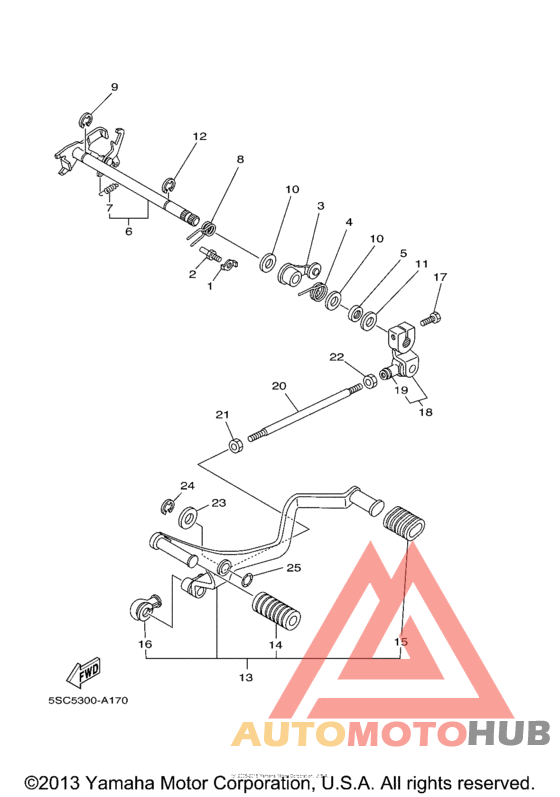 Вал переключения