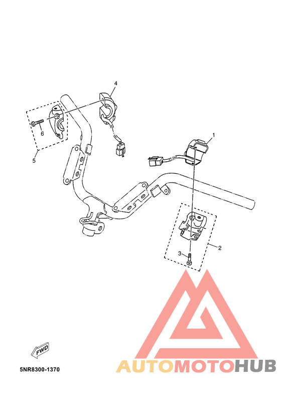 Handle switch. lever