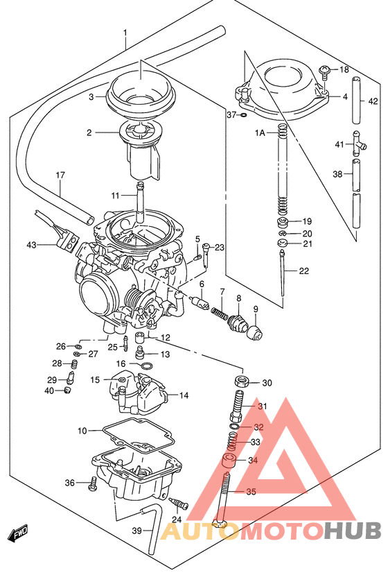 Carburetor assy