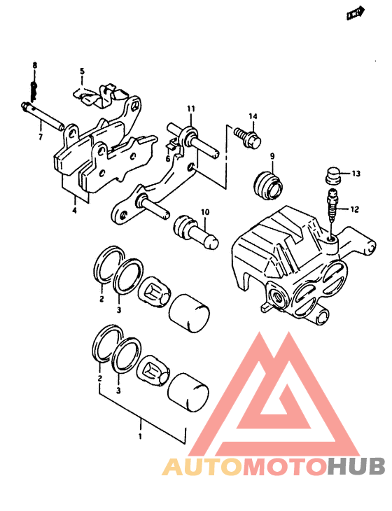 Задний суппорт
