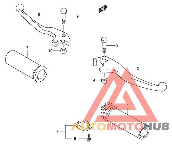 Рулевой рычаг