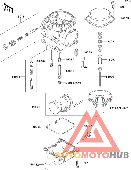 Карбюратор в разборе