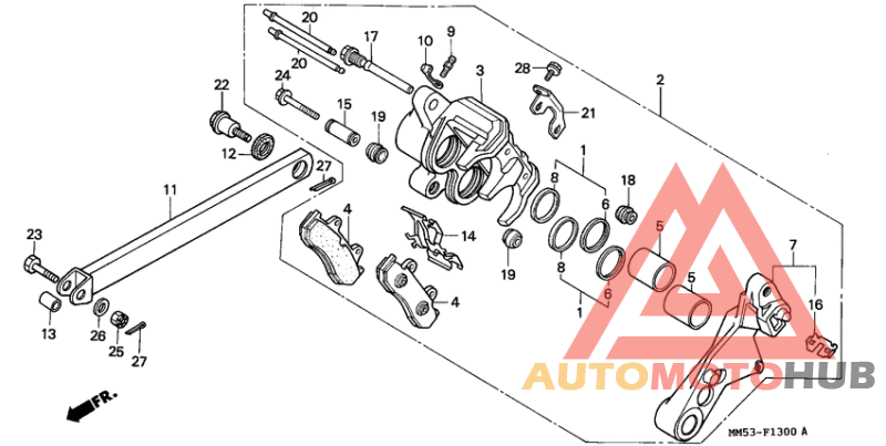 Задний суппорт