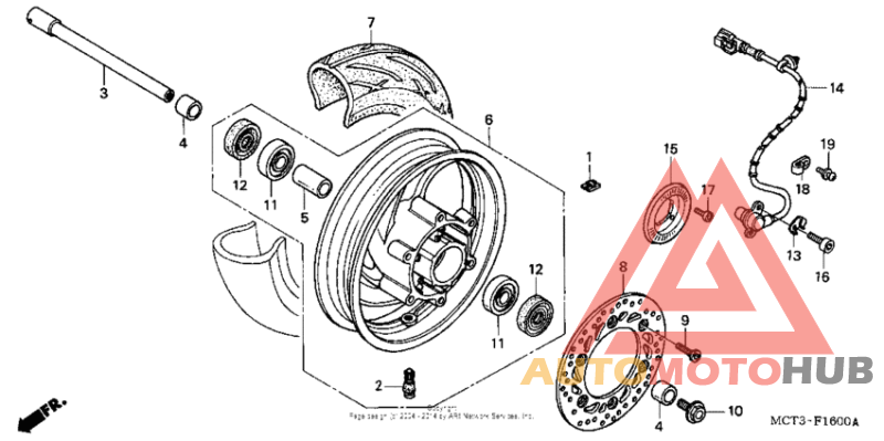 Переднее колесо