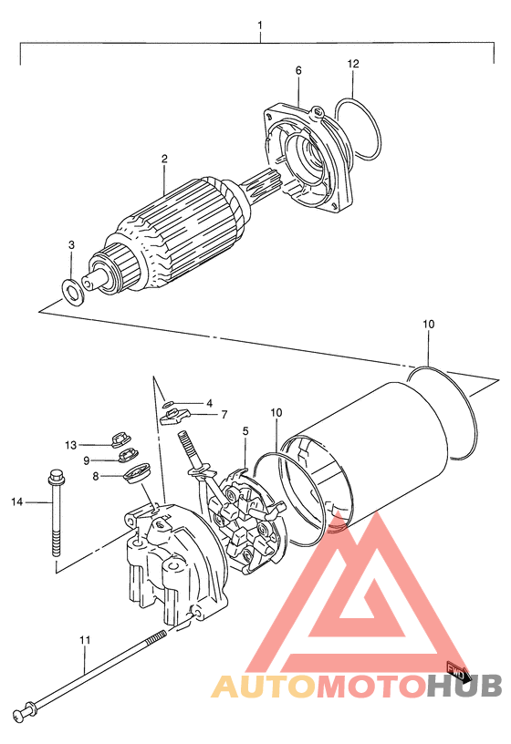 Стартерный мотор