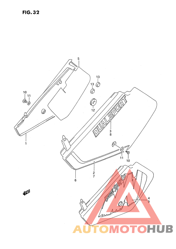 Обтекатель задний