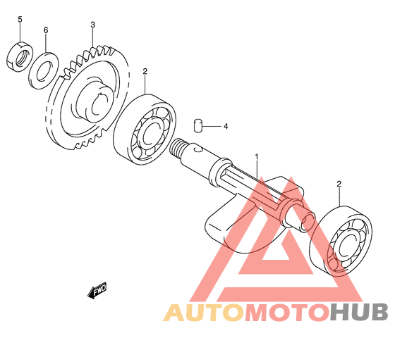 Балансир кривошипа