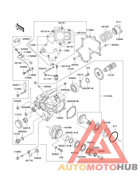 Front bevel gear(1/3)