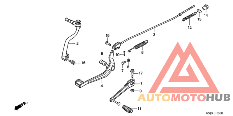 Brake pedal assy
