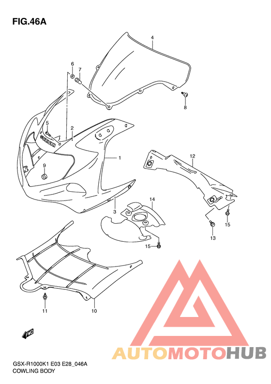 Cowling body