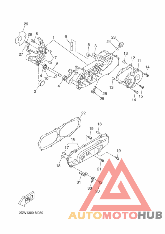 Картер двигателя