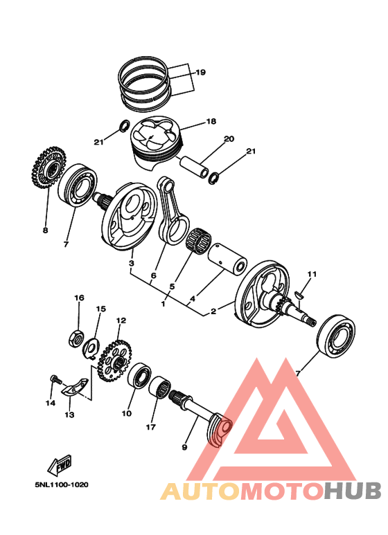 Crankshaft & piston