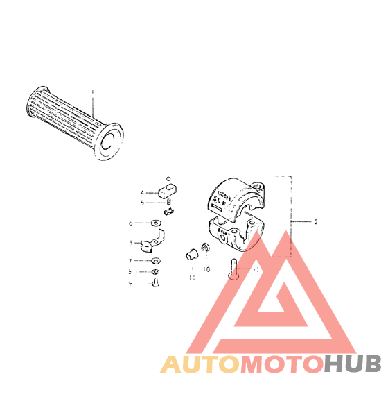Lh grip - handle switch