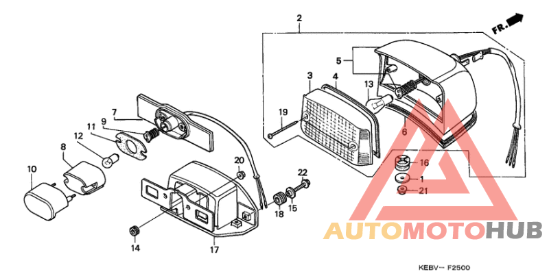 Taillight unit ass`y