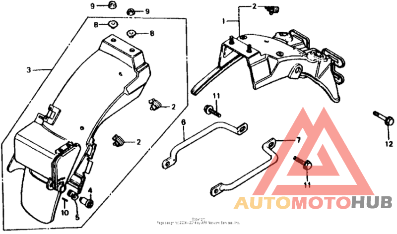 Задний бампер