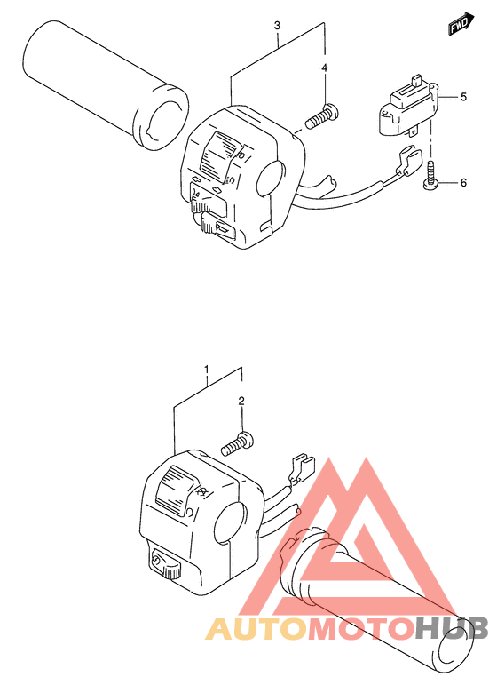 Рулевой переключатель