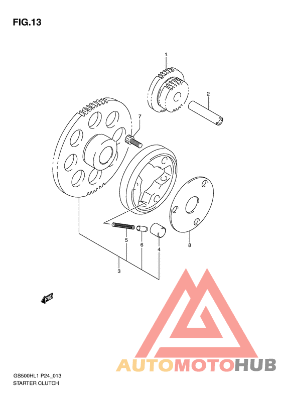 Муфта стартера