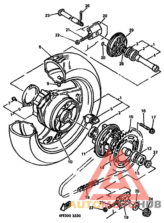 Переднее колесо