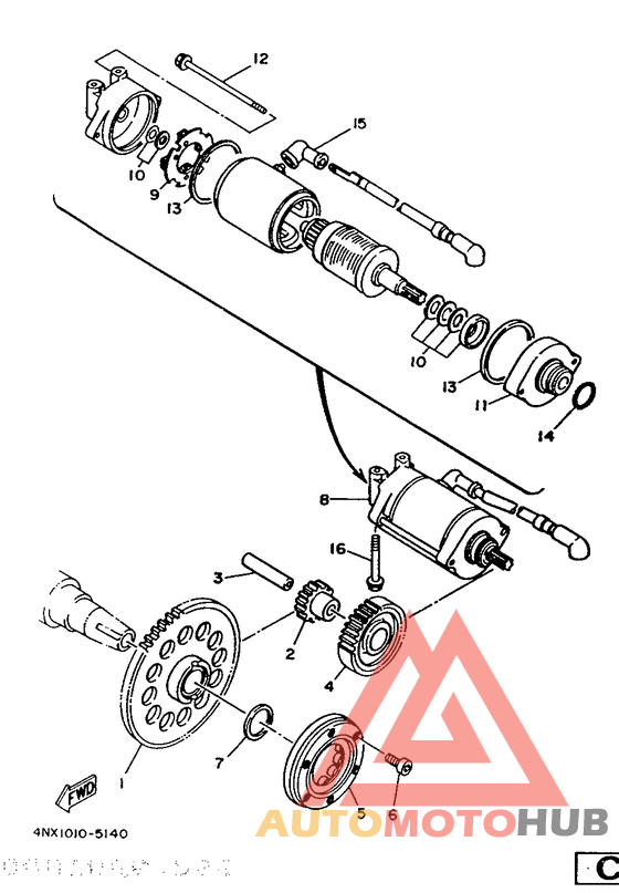 Муфта стартера