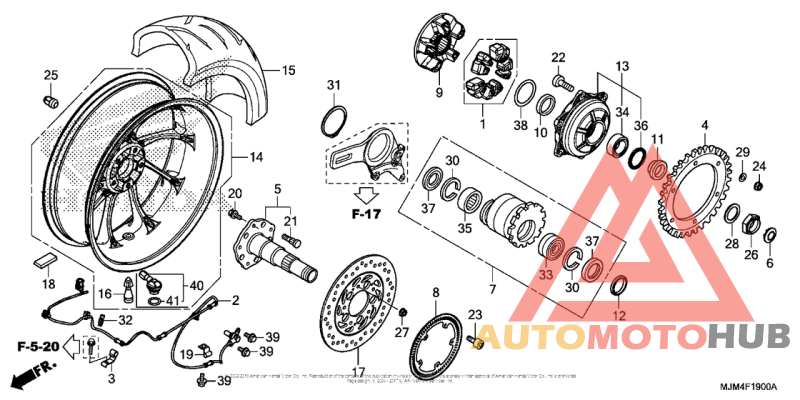 Переднее колесо