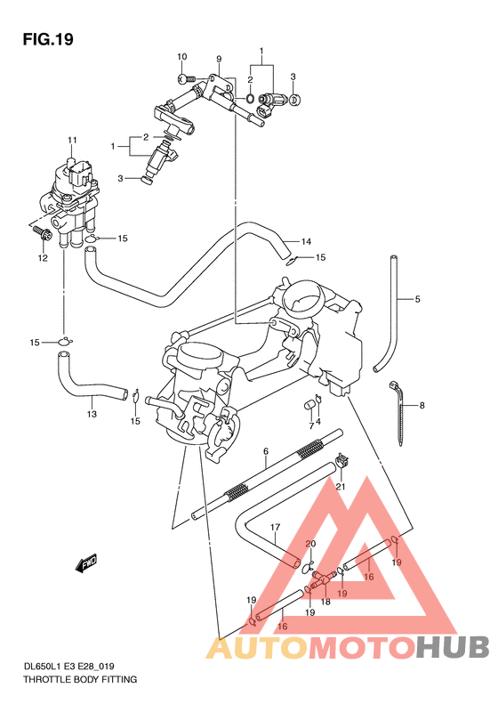 Throttle body fitting