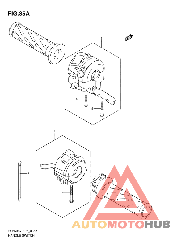 Рулевой переключатель