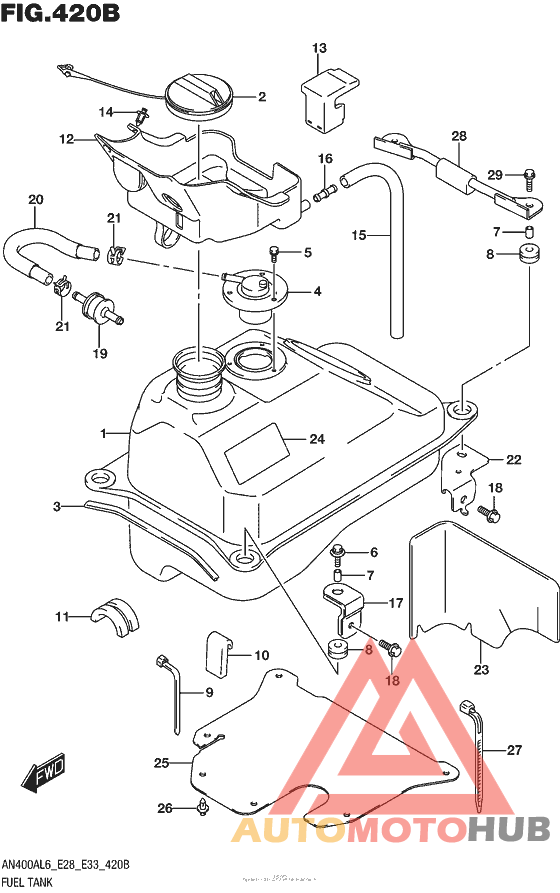 Fuel Tank (An400Zal6 E28)