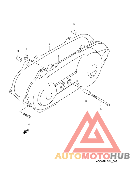 Crankcase lh cover