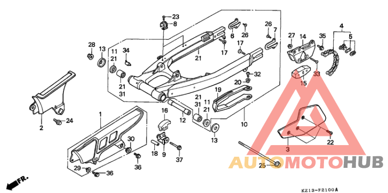 Swingarm/chain case