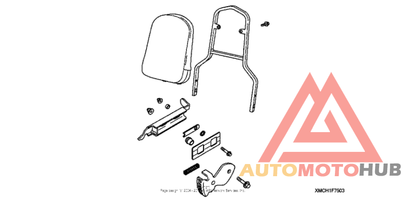 Adjustable chrome backrest
