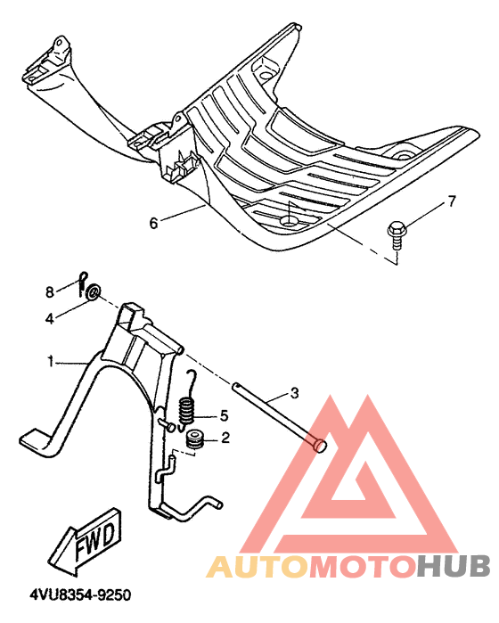 Support repose-pieds