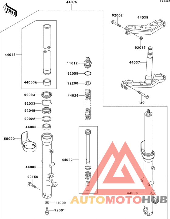 Front fork(zg1000-a14)